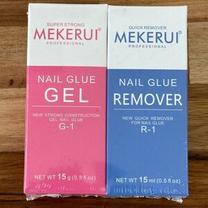 Super Strong Nail Glue Gel and Quickly Nail Glue Remover Kit